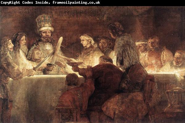 REMBRANDT Harmenszoon van Rijn The Conspiration of the Bataves
